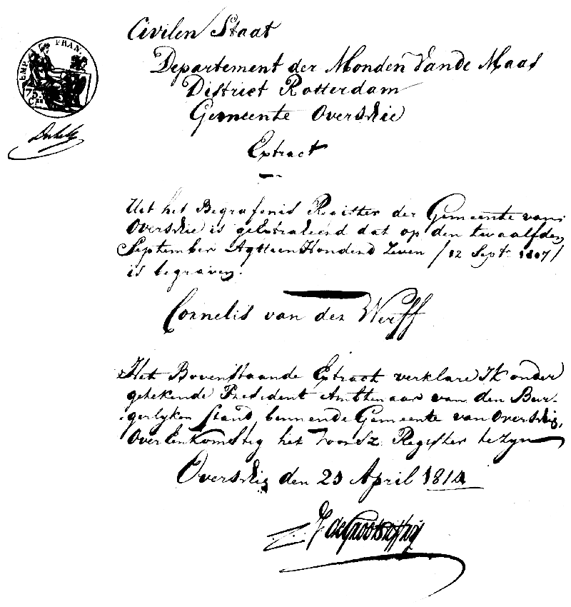 18140504 extr beg akte Cornelis vd Werf bijl huw akte 34